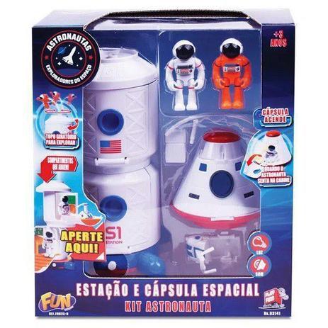 Kit Astronauta Estacao e Capsula Espacial FUN F0025-8 Menor preço em Kit Astronauta Estacao e Capsula Espacial FUN F0025-8