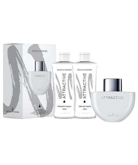 Imagem de Kit Attracttive Feminino Deo Colônia 100ml+Hidratante+Sabonete Líquido - ATTRACTIVE