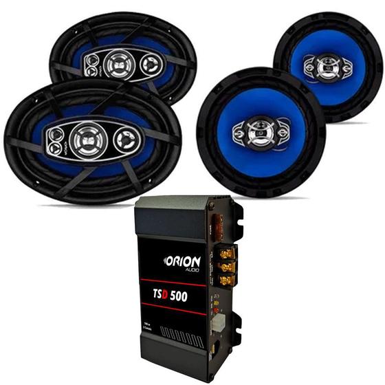 Imagem de Kit Auto Falante 6 Pol + 6x9 Orion 200 Watts + Módulo 100w