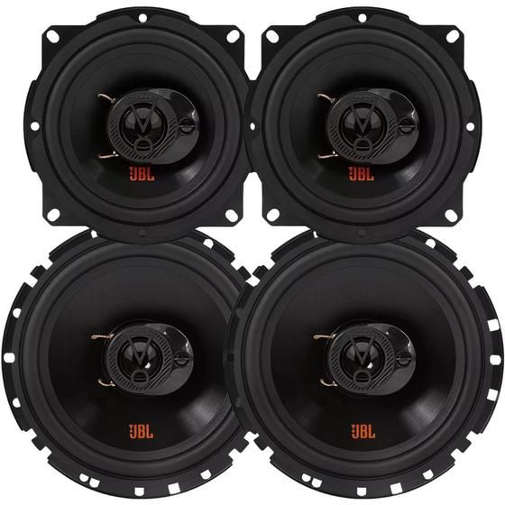 Imagem de Kit Auto Falante 6 Pol E 5 Pol  Jbl 200w Rms Fiat Punto Palio Uno 4 Peças