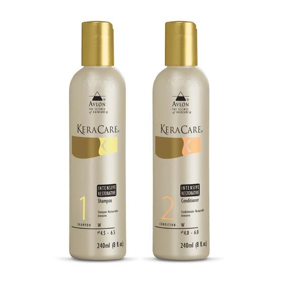 Imagem de Kit Avlon KeraCare - Shampoo Intensive Restorative 240ml + Condicionador Intensive Restorative 240ml