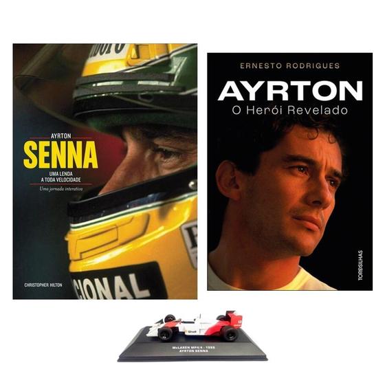 Imagem de Kit Ayrton Senna - O Herói Revelado + Uma Lenda a Toda Velocidade (EDIÇÃO ESPECIAL)