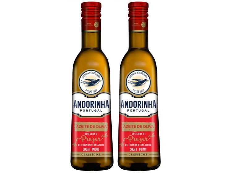 Kit Azeite de Oliva Andorinha Clássico 500ml Menor preço em Kit Azeite de Oliva Andorinha Clássico 500ml