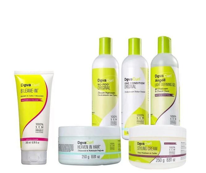 Imagem de Kit B Leave-in Completo Deva Curl - 6 Produtos
