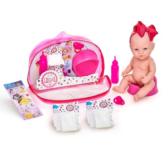 Imagem de Kit Baby xixi Acessórios para boneca brinquedo 1001 Fralda Mamadeira Chupeta pinico bolsa Infantil ED1 Brinquedos 