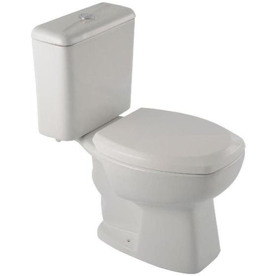 Kit Bacia com Caixa Acoplada Incepa Thema Branco Menor preço em Kit Bacia com Caixa Acoplada Incepa Thema Branco