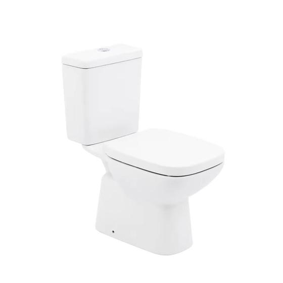 Kit Bacia Debba Classic com Caixa Acoplada Roca Branca - Vaso Sanitário ...
