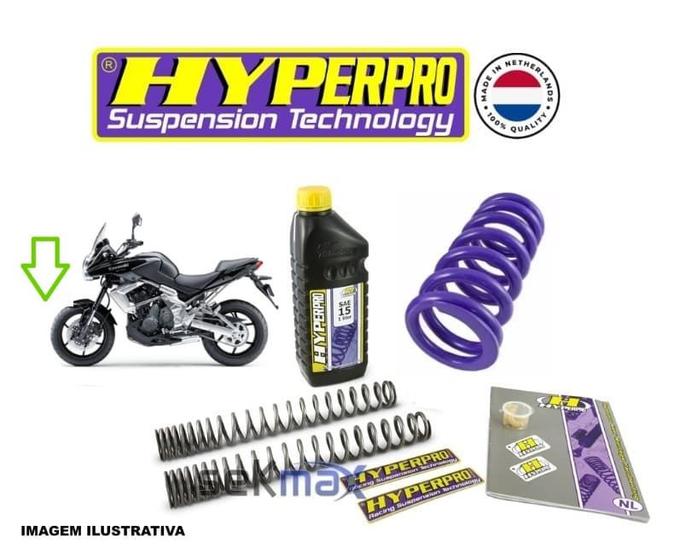 Imagem de Kit Baixo 30mm Molas D/T + óleo Hyperpro Versys 650 07-14