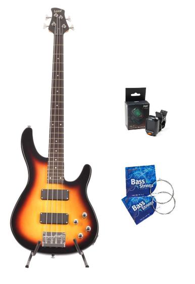 Imagem de Kit Baixo Land Elétrico 3 Tone Sunburst Lb3-4 3Ts+Acessórios