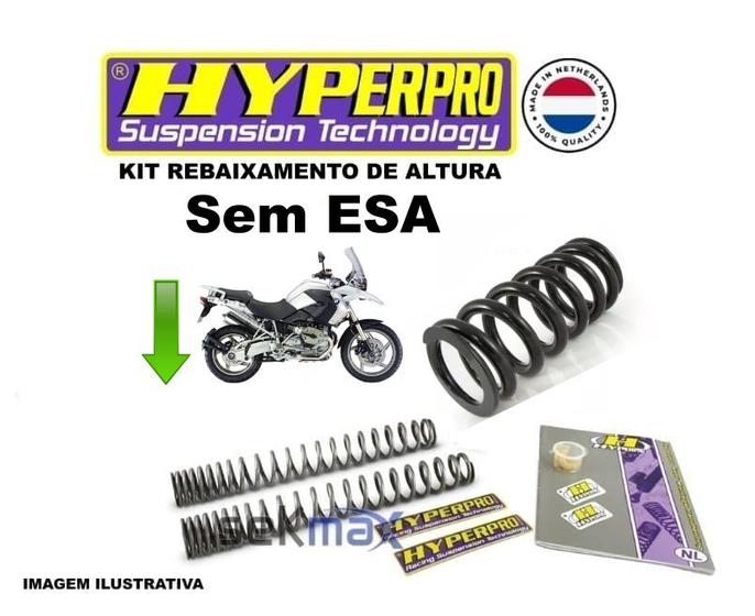 Imagem de Kit Baixo Molas 30mm Hyperpro Bmw GS1200 AC Sem ESA 06-13