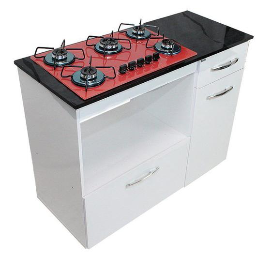 Kit Balcão Violeta Branco Com Cooktop Vermelho 5 Bocas Bivolt Chamalux Menor preço em Kit Balcão Violeta Branco Com Cooktop Vermelho 5 Bocas Bivolt Chamalux