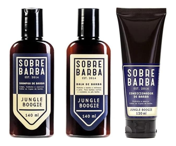 Imagem de Kit Balm Shampoo Condicionador - Jungle Boogie - Sobrebarba