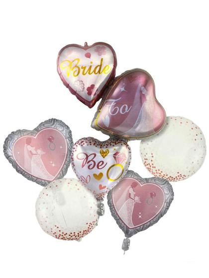 Imagem de Kit Balões Dia dos Namorados Surpresa Romântica Coração Flor