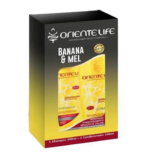 Imagem de Kit Banana e Mel Shampoo+Condicionador 300ml- Oriente Life