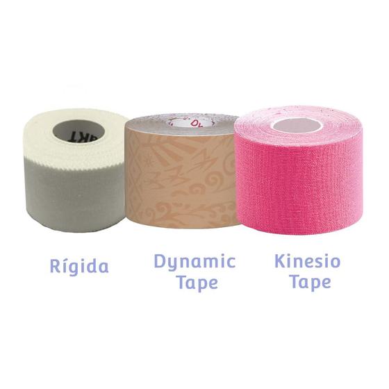 Imagem de Kit Bandagens (Dynamic Tape, Kinesio e Rígida)