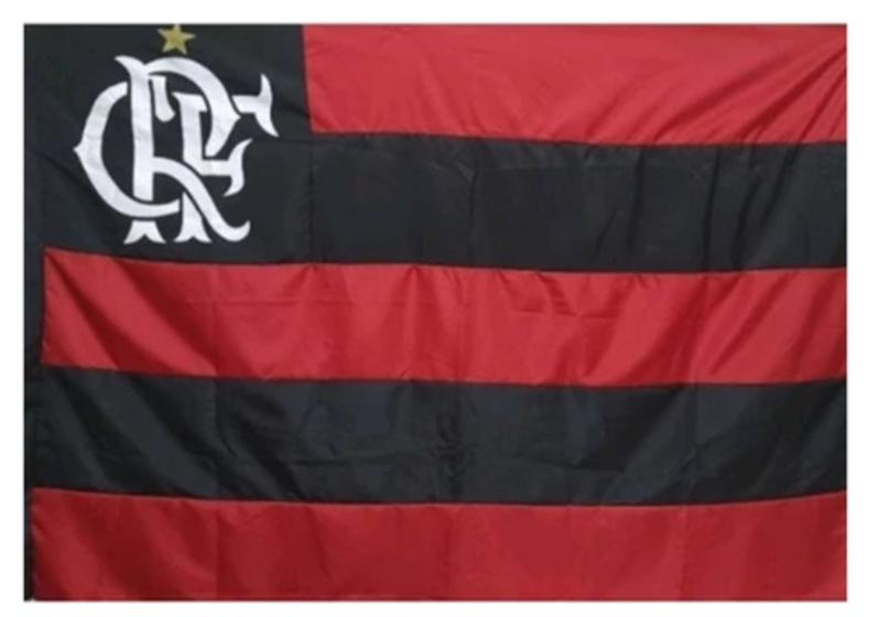 Imagem de Kit bandeira 1,80 x 1,25 e 3 faixas campeão copa do brasil