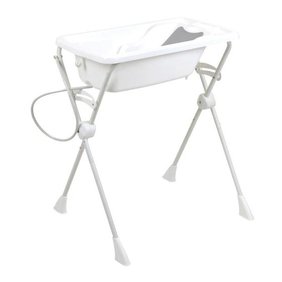 Kit Banho Banheira Redutor E Suporte Branco - Burigotto Menor preço em Kit Banho Banheira Redutor E Suporte Branco - Burigotto