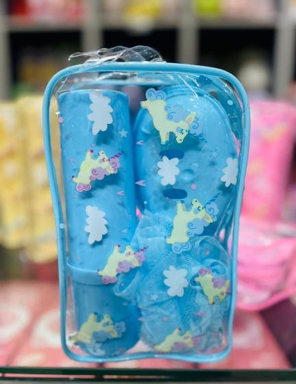 Imagem de Kit Banho Com Estampa Divertida AZUL