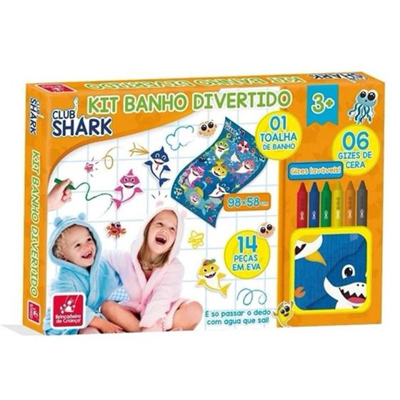 Imagem de Kit Banho Divertido - Club Shark 3144 - Brincadeira de Criança