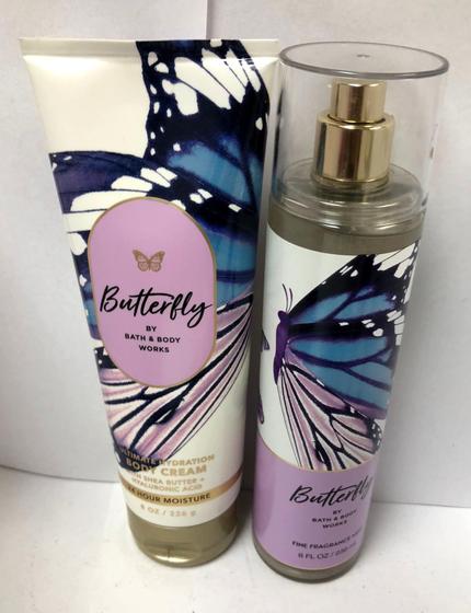 Imagem de Kit Banho e Corpo Butterfly - Névoa e Creme da Bath & Body Works