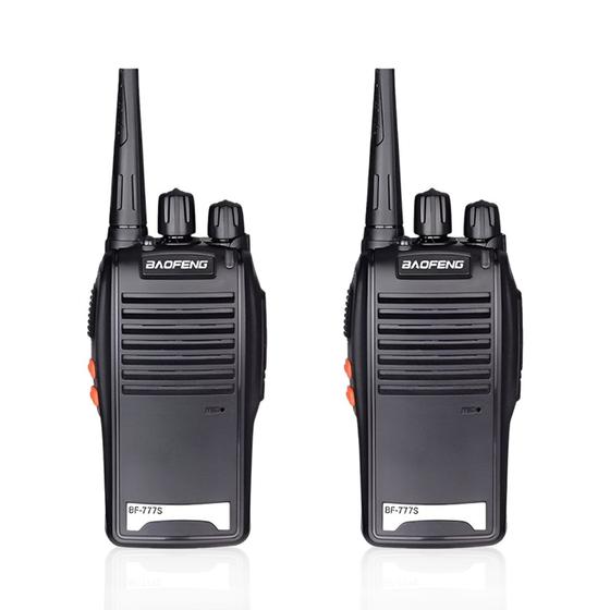 Imagem de Kit Baofeng BF-777S Rádio Walkie Talkie 16 Canais Ht UHF VHF