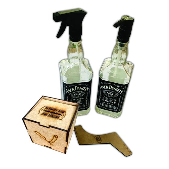 Imagem de Kit Barbearia Alinhador Borrifador Porta Lamina Jack Daniels