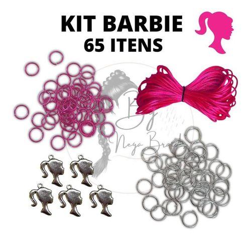 Imagem de Kit Barbie Tranças Argola E Pingentes Trança Nagô Box Braids