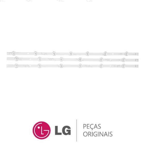 KIT Barras de LED (3 Barras) TV LG 32LN536B, 32LN5400, 32LN540B, 32LN546B Menor preço em KIT Barras de LED (3 Barras) TV LG 32LN536B, 32LN5400, 32LN540B, 32LN546B