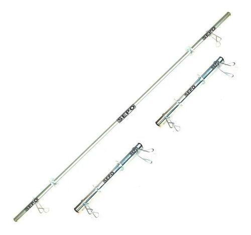 Kit Barras Para Halteres E Supino 40cm E 150cm Com Presilhas Cor:Prata Menor preço em Kit Barras Para Halteres E Supino 40cm E 150cm Com Presilhas Cor:Prata