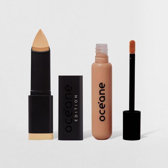 Imagem de Kit Base em Bastão Sand + Corretivo Líquido Light Océane Edition (2 Produtos)