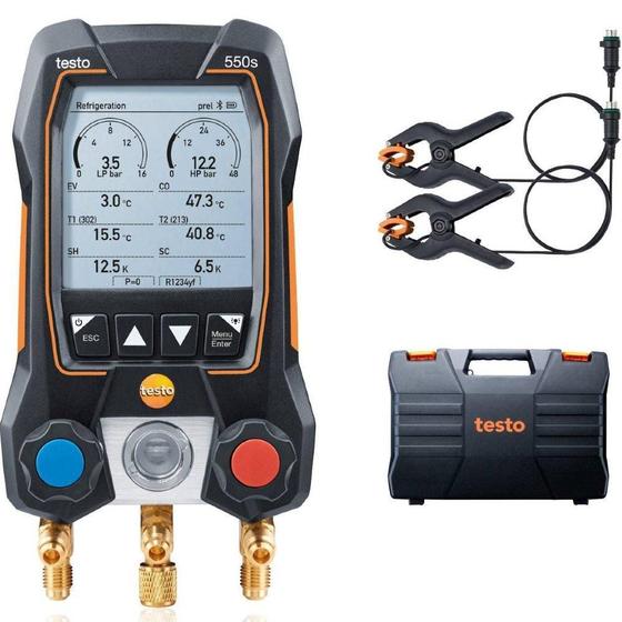 Imagem de Kit Básico Manifold Digital Inteligente 550s com Bluetooth