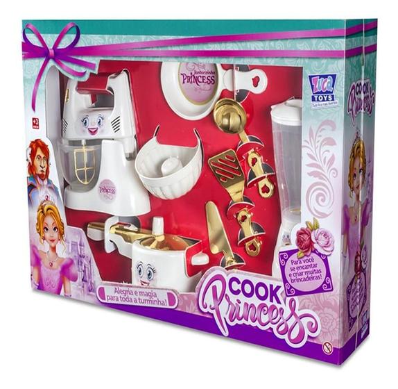 Imagem de Kit Batedeira Liquidificador Panelinhas Cook Princess - Zuca Toys