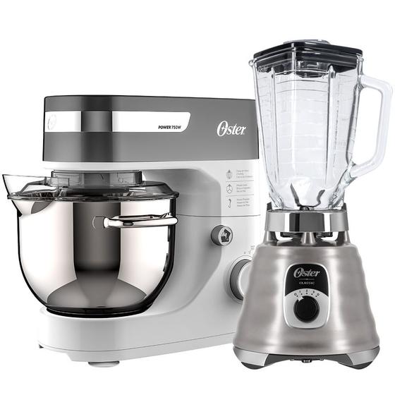 Kit Batedeira Planetária White Bowl Inox e Liquidificador New Osterizer Aço Escovado é boa?