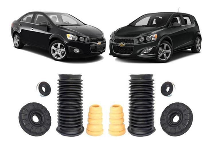 Imagem de Kit Batente Amortecedor Dianteiro Chevrolet Sonic 13 / ...