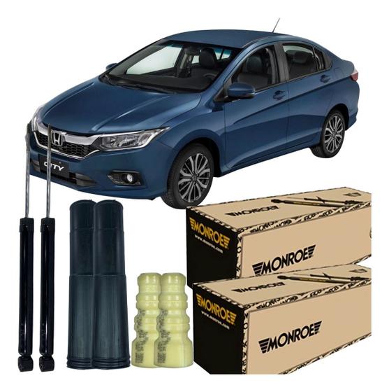 Imagem de Kit Batente Amortecedor Traseiro Honda City Fit