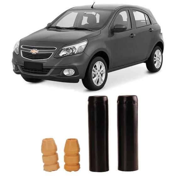 Imagem de Kit Batente Chevrolet Agile Traseiro 2009 Até 2014 O Par