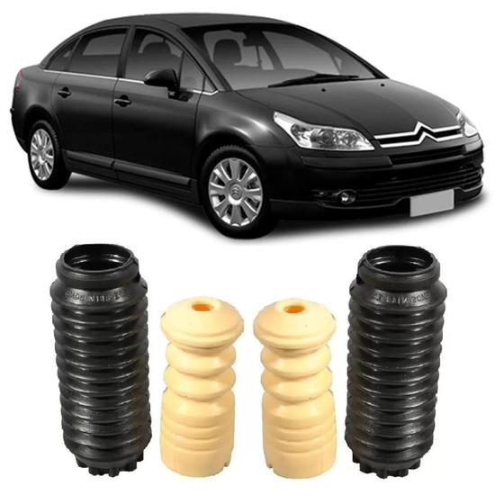 Imagem de Kit Batente Citroen C4 Pallas Impacto Reposição Automotiva Traseiro - (2007 Até 2013) O Par