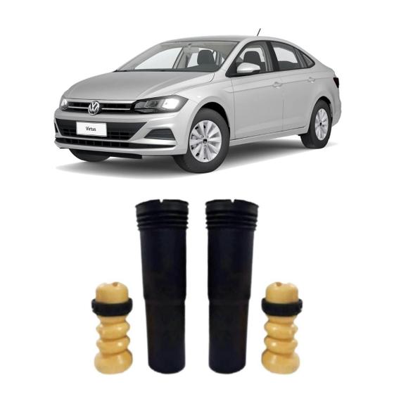 Imagem de Kit Batente Coifa Amortecedor Traseiro Vw Virtus Tsi 2018/..