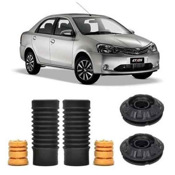 Imagem de Kit Batente Coifa Coxim Dianteiro Etios Sedan 2012 2013 2014