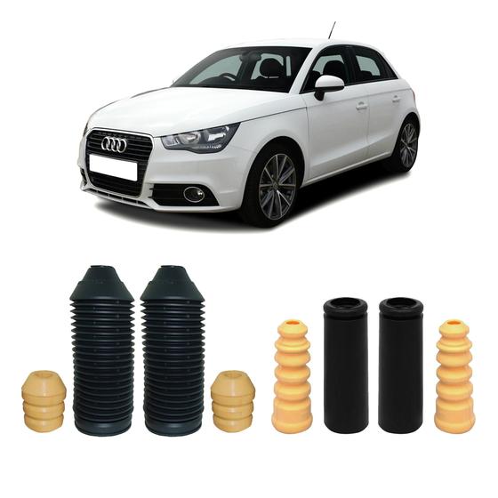 Imagem de Kit Batente Coifa Dianteiro Traseiro Audi A1 2011 2012 2013