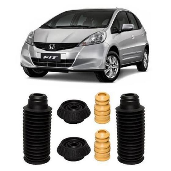 Imagem de Kit Batente Coxim Amortecedor Diant Honda New Fit 2012 2013