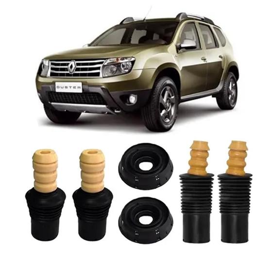 Imagem de Kit Batente Coxim Dianteiro Traseiro Duster 4X4 2015 2016 17