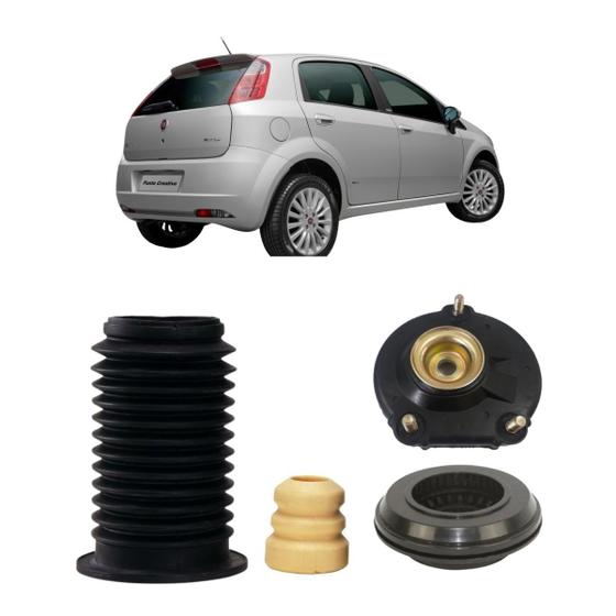 Imagem de Kit Batente Coxim LD Amortecedor Dianteiro Fiat Punto 1 Lado 2008/...