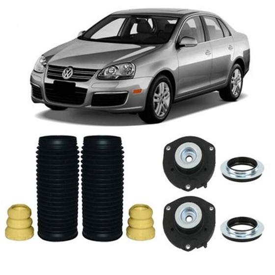 Imagem de Kit Batente Coxim Rolamento Amort Diant Jetta 2011 2012 2013