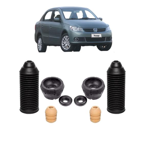 Kit Batente Coxim Rolamento Completo Amortecedor Dianteiro Voyage G5 Menor preço em Kit Batente Coxim Rolamento Completo Amortecedor Dianteiro Voyage G5