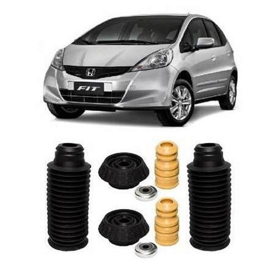 Imagem de Kit Batente Coxim Rolamento Diant Honda New Fit 2012 2013 14