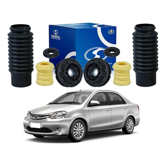 Imagem de Kit Batente Dianteiro Sampel Etios Sedan 1.5 2012 A 2015