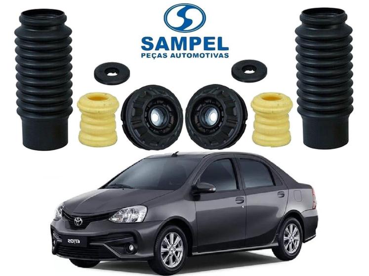 Imagem de Kit batente dianteiro sampel toyota etios sedan 1.5 2016 a 2020