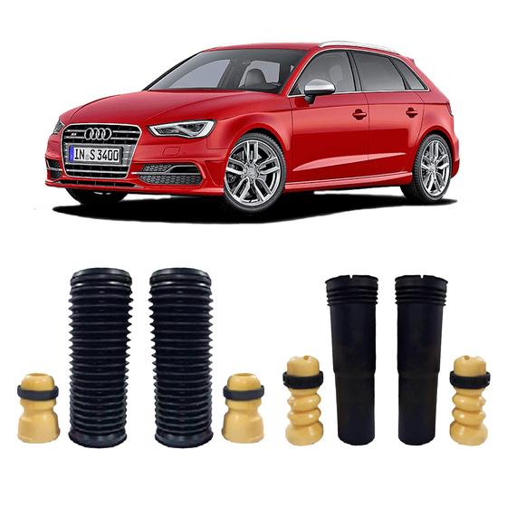 Imagem de Kit Batente Dianteiro + Traseiro Audi S3 Tfsi 2013 2014 2015