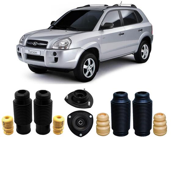 Imagem de Kit Batente Dianteiro Traseiro Hyundai Tucson 2005 A 2010